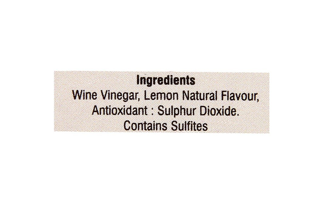 Dolce Vita Wine Vinegar With Lemon    Glass Bottle  250 millilitre